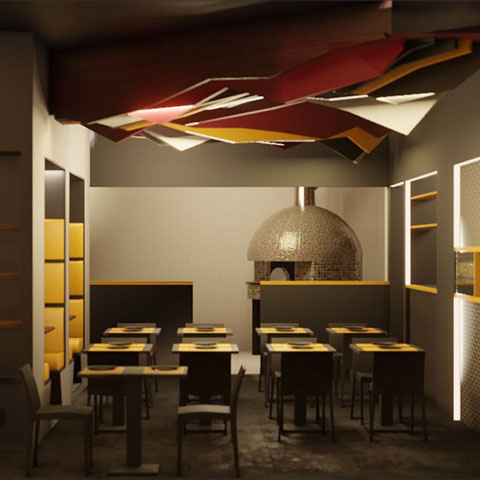 pizzeria EXTREMIS - via del Casale Rocchi, Roma - 2022 - Comm. Mattia Lattanzio, Giovanni Giglio, Edoardo Cicchinelli - LINGOTTI - Ethical Food