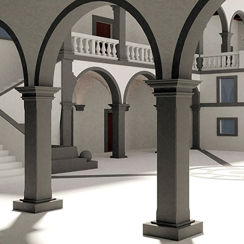 Modello 3D - Castello Ducale Orsini - Fiano Romano - Committente Comune di Fiano Romano - 2022