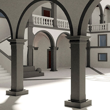 Modello 3D - Castello Ducale Orsini - Fiano Romano - Committente Comune di Fiano Romano - 2022