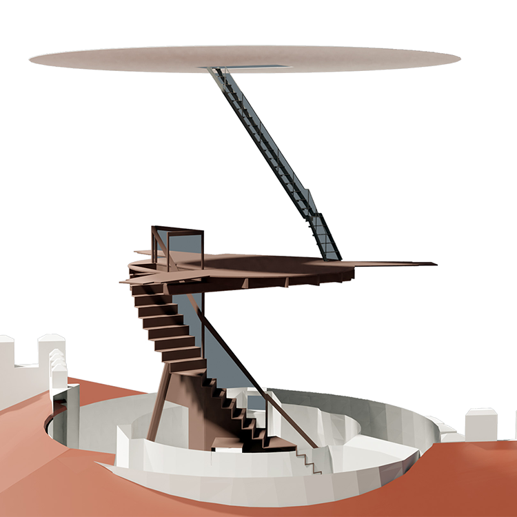 Modello 3D - Castello Ducale Orsini - Fiano Romano - Committente Comune di Fiano Romano - 2022