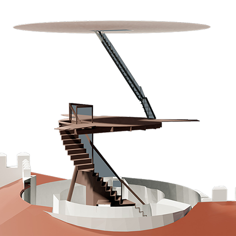 Modello 3D - Castello Ducale Orsini - Fiano Romano - Committente Comune di Fiano Romano - 2022