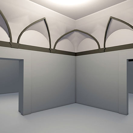 Modello 3D - Castello Ducale Orsini - Fiano Romano - Committente Comune di Fiano Romano - 2022