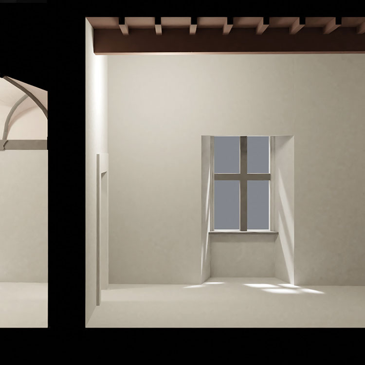 Modello 3D - Castello Ducale Orsini - Fiano Romano - Committente Comune di Fiano Romano - 2022